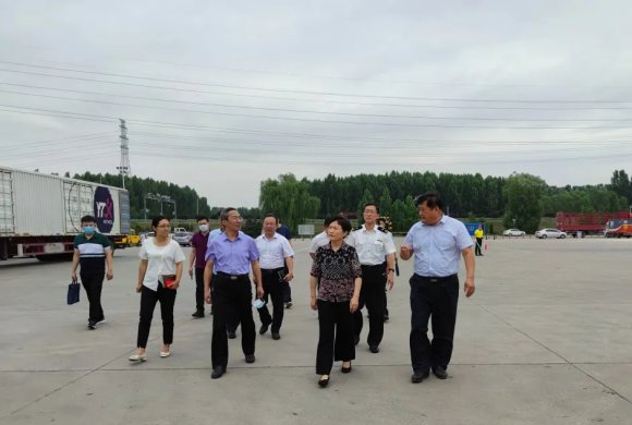 德州市副市長張桂愛一行深入金茂源物流園區(qū)開展實(shí)地調(diào)研